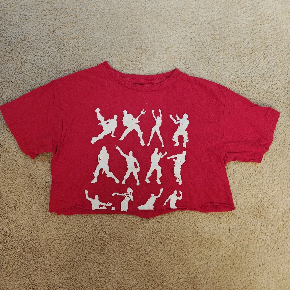 Fortnite Battle Royale Dancers Crop Baby Tee.